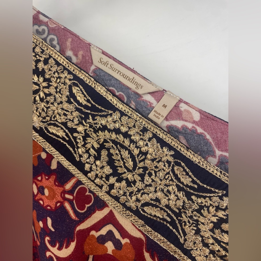 Soft Surroundings Medium Patchwork Floral Maxi Ci… - image 8